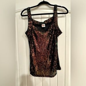 Sequin tank top